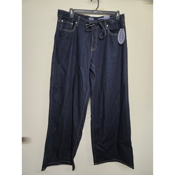 Scoop Women’s Relaxed Low Slung Jeans Size 14 NWT - Dark Wash - Picture 4 of 8